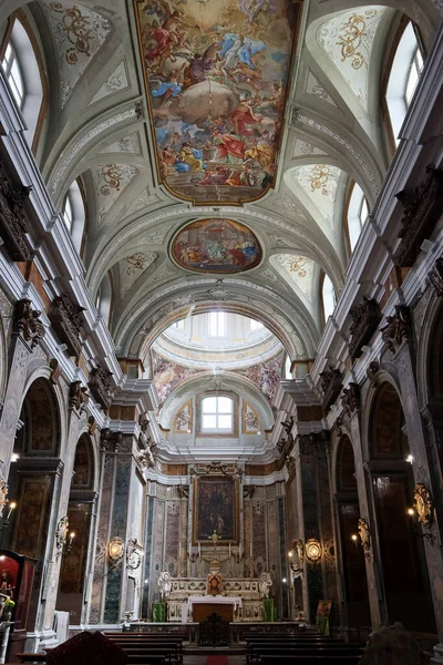 Nápoles Italia Junio 2021 Interior Iglesia Las Filippo Giacomo Vía — Foto de Stock