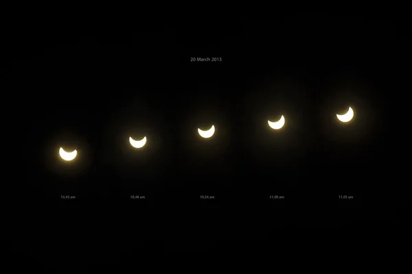 Eclissi solare — kuvapankkivalokuva