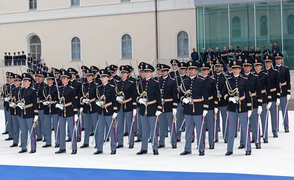 Rozmístění policejní kadety — Stock fotografie