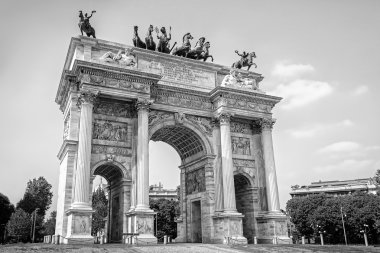 Arco della Pace - Milan, İtalya.