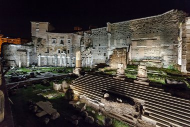 Forum of Augustus night clipart