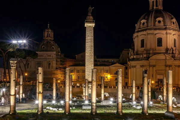 Trajan'ın sütun Trajan Forumu — Stok fotoğraf