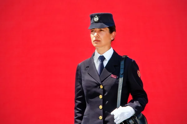 Historische Uniform weibliche Polizei — Stockfoto