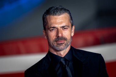 ROMA, İTALYA - 15 Ekim Luca Argentero, 20. Roma Film Festivali sırasında Auditorium Parco Della Musica 'da açılan kırmızı halıya katıldı..
