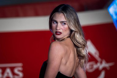 ROME, ITALY - 15 EKİM: Cristina Marino 15 Ekim 2025 'te İtalya' nın başkenti Roma 'da düzenlenen 20. Roma Film Festivali' nde kırmızı halıya katıldı.. 