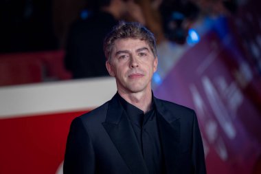 ROMA, İTALYA - 15 Ekim: Michele Riondino, 20. Roma Film Festivali sırasında Oditoryum Parco Della Musica 'da kırmızı halıya katıldı.