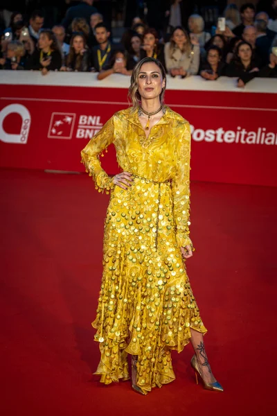 ROMA, İtalya - 15 Ekim: Ema Stokholma, 20. Roma Film Festivali sırasında Auditorium Parco Della Musica 'da Ed Halı' ya katıldı.