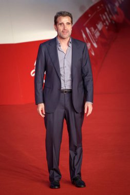 Roma, İtalya - 21 Ekim 2025: Ivan Castiglione, 20. Roma Film Festivali sırasında Parco Della Musica Konser Salonu 'nda La Preside kırmızı halısına katıldı.