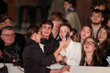 Roma, İtalya - 21 Ekim 2025: Luisa Ranieri, 20. Roma Film Festivali sırasında Oditoryum Parco Della Musica 'daki La Preside kırmızı halısına katıldı.