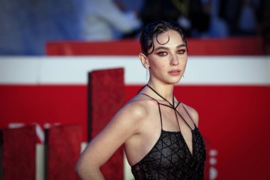 ROME, ITALY - 24 Ekim 2025: Matilda De Angelis, 20. Roma Roma Film Festivali 'nde Parco della Musica' da düzenlenen 