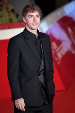 Roma, İtalya - 25 Ekim 2025: Michele Riondino, 20. Roma Film Festivali sırasında Auditorium Parco della Musica 'da 