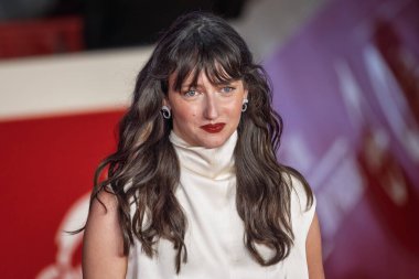 Roma, İtalya - 24 Ekim 2025: Martina Scrinzi, 20. Roma Film Festivali sırasında Auditorium Parco Della Musica 'da Unita Ödülleri kırmızı halısına katıldı.