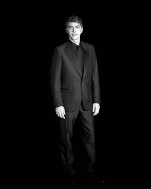 Roma, İtalya - 15 Ekim 2025: Michele Riondino, 20. Roma Film Festivali sırasında Auditorium Parco della Musica 'da 