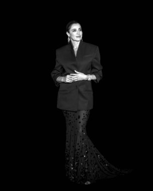 Roma, İtalya - 21 Ekim 2025: Luisa Ranieri, 20. Roma Film Festivali sırasında Oditoryum Parco Della Musica 'daki La Preside kırmızı halısına katıldı.