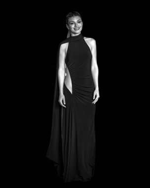 Roma, İtalya - 24 Ekim 2025: Carlotta Antonelli, 20. Roma Film Festivali sırasında Auditorium Parco Della Musica 'da Unita Ödülleri kırmızı halısına katıldı.