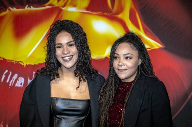 Roma, İtalya - 19 Ocak 2026: Frances Alina Ascione ve konuk, FX 'in yeni uluslararası gerilim dizisi 