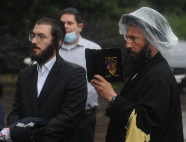 27 Eylül 2020 'de Kiev' de Babi Yar kurbanlarının anısına düzenlenen 