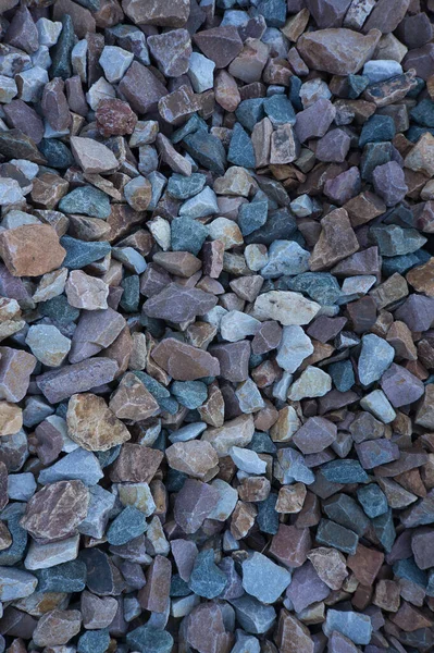 Φυσική Πέτρα Πολύχρωμα Βότσαλα Στην Παραλία Στην Ισπανία — Φωτογραφία Αρχείου