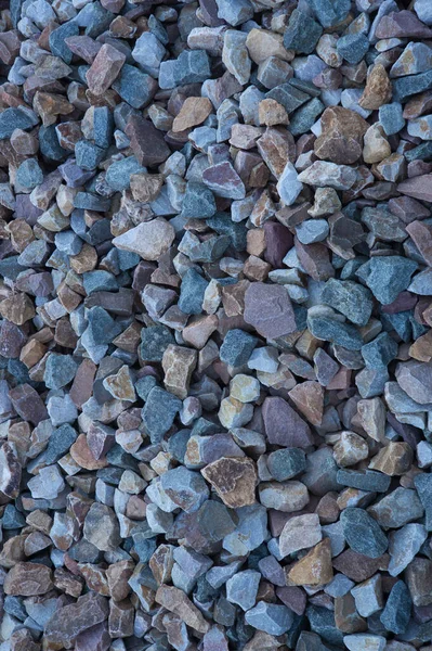 Naturstein Bunte Kieselsteine Strand Spanien — Stockfoto