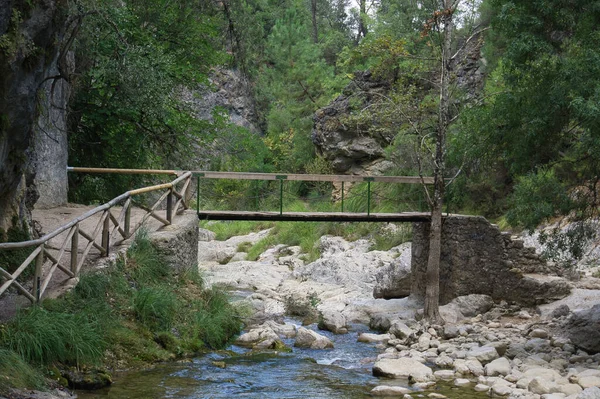 Pohled Pramen Řeky Borosa Přírodním Parku Sierras Cazorla Segura Las — Stock fotografie