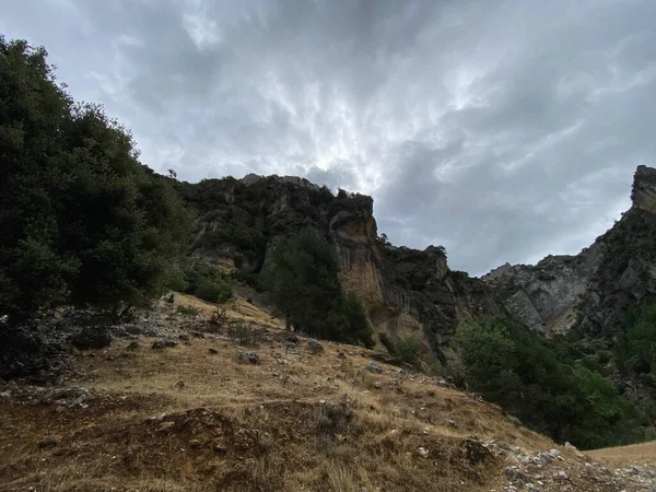 Uitzicht Bron Van Rivier Borosa Het Natuurpark Van Sierras Cazorla — Stockfoto