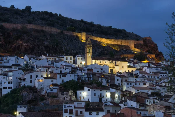 Pohled Město Chulilla Nacházející Valencijském Společenství Španělsko — Stock fotografie