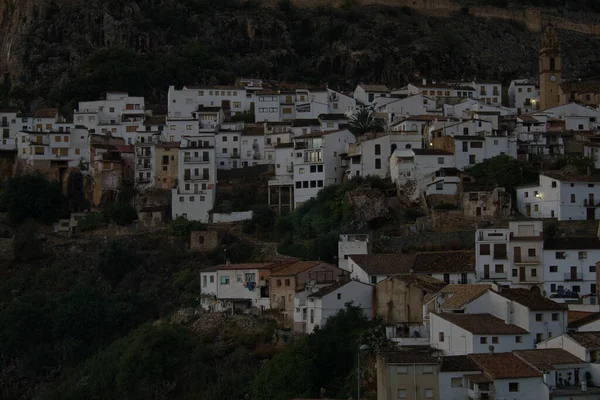 Pohled Město Chulilla Nacházející Valencijském Společenství Španělsko — Stock fotografie