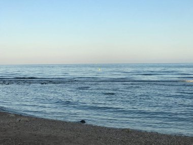 İspanya 'nın Valensiyalı Topluluğu' nun Alicante eyaletindeki güzel plajlar. Görünüm