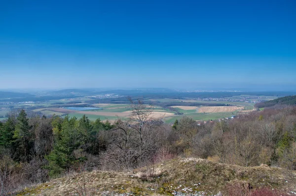 Friesener Warte 'den Bamberg' e doğru süzülüş alanına bakın.