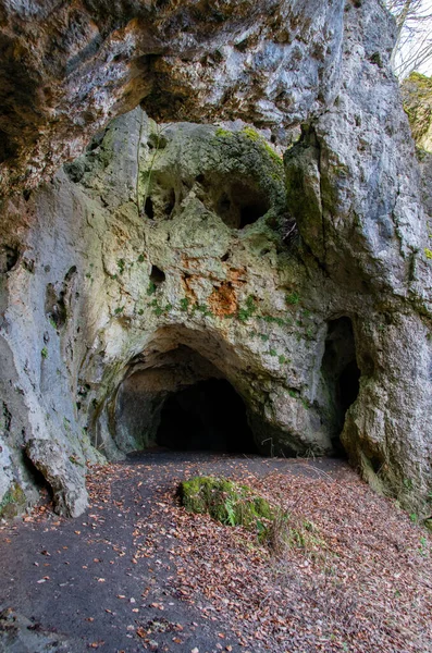 Grotte Neideck, Almanya 'da Franconian İsviçre' deki Neideck Kalesi 'nin kalıntıları yakınında.