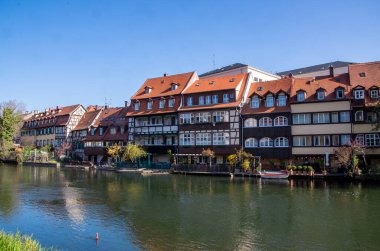 Bamberg Almanya 'sında Küçük Venedik Evleri