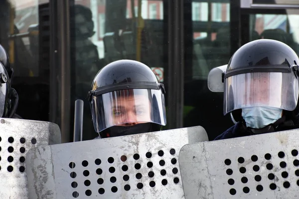 Barnaul Rusia Enero 2021 Gente Salió Las Calles Contra Arresto —  Fotos de Stock