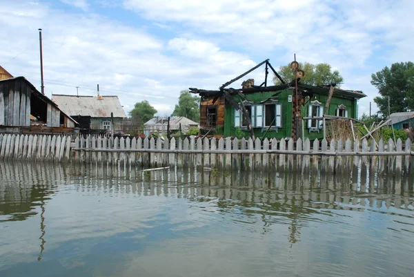 Barnaul Rusia Junio 2020 Inundación Río Territorio Altai —  Fotos de Stock