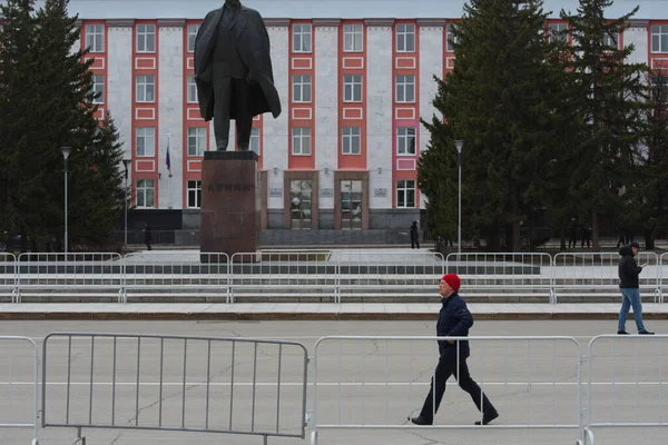 Barnaul Rusia Abril 2021 Represión Las Manifestaciones Apoyo Del Político — Foto de Stock