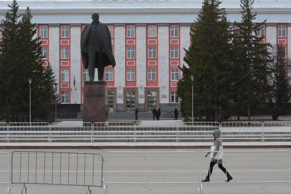 Barnaul Rusia Abril 2021 Represión Las Manifestaciones Apoyo Del Político — Foto de Stock