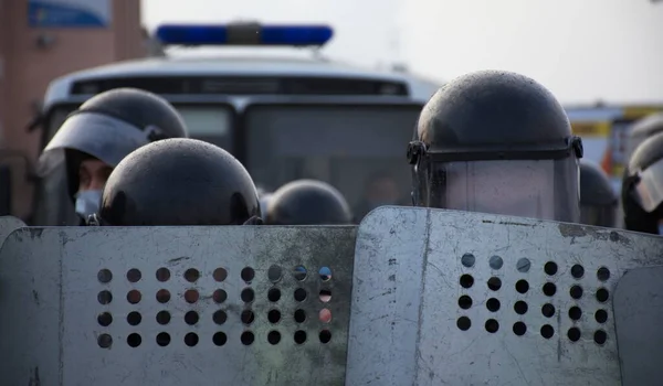 Barnaul Rússia Abril 2021 Repressão Das Manifestações Apoio Político Oposição — Fotografia de Stock