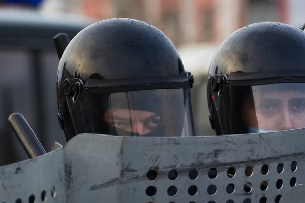 Barnaul Russia April 2021 Crackdown Demonstrations Support Opposition Politician Alexei — Stock Photo, Image