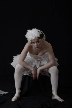 Barnaul, Rusya-30 Ağustos 2020. Tiyatro oyuncuları 