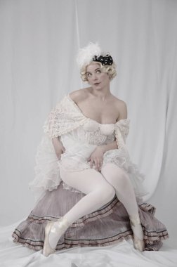 Barnaul, Rusya-30 Ağustos 2020. Tiyatro oyuncuları 