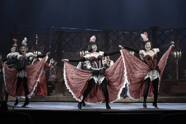 Барнаул Росія Серпня 2020 Театральні Актори Репетиції Єси Винен Вини — стокове фото