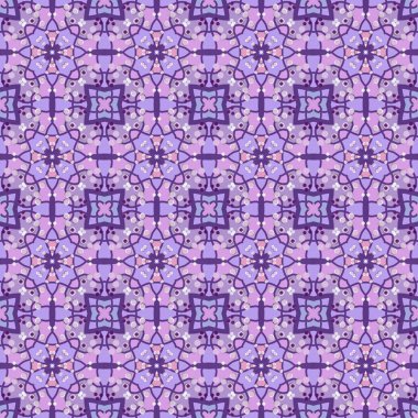 Soyut geometrik süsleme, çiçek dürbünü, seamless modeli, kaleydoskop, arka plan