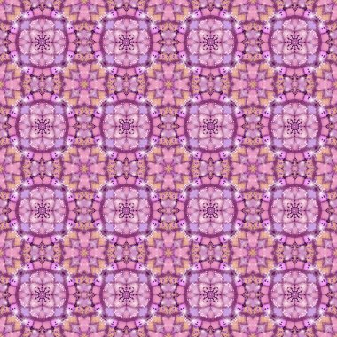 Soyut geometrik süsleme, çiçek dürbünü, seamless modeli, kaleydoskop, arka plan