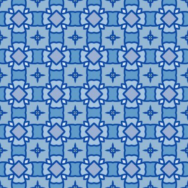 Soyut geometrik süsleme, çiçek dürbünü, seamless modeli