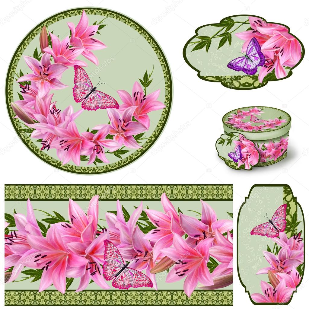 32 DECOUPAGE ROUND BOX