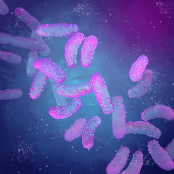 Medische Achtergrond Plagen Bacteriën Met Plasmiden Ribosomen Yersinia Pestis Rendering — Stockfoto
