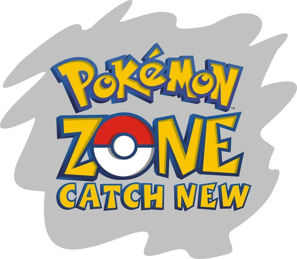 Pokemon Zone fangen neue Pokemon — Stockvektor