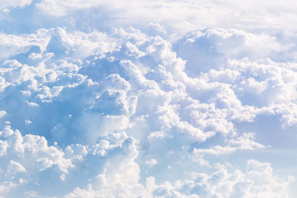 Cloudscape Blue sky and white cloud