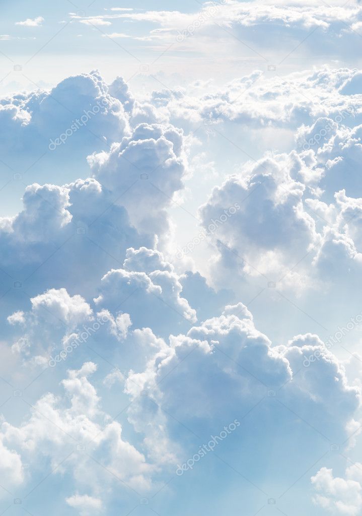 Cloudscape Blue sky and white cloud