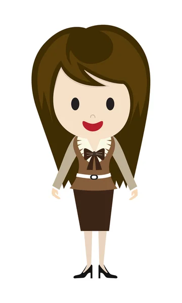 Office woman — Stock Vector