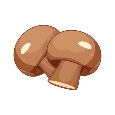 mantar vektörü beyaz arkaplanda izole edildi